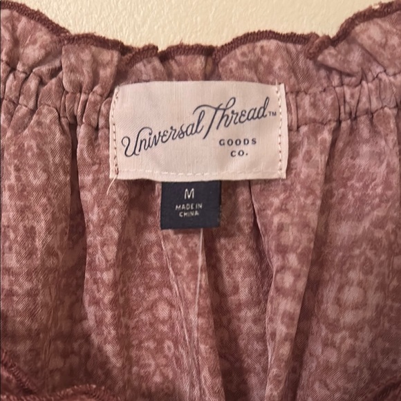 Universal Thread Red Ruffled Smocked Blouse - Picture 2 of 4